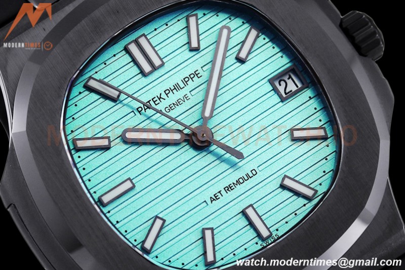 Patek Philippe - Nautilus AET 5711 40mm Black CER/RU Stk Tiffany Blue AMGF MY9015