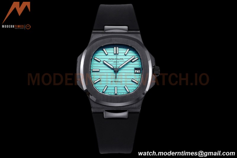 Patek Philippe - Nautilus AET 5711 40mm Black CER/RU Stk Tiffany Blue AMGF MY9015