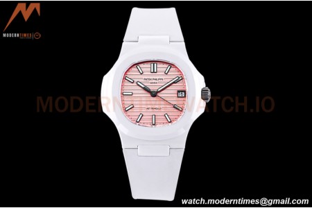 Patek Philippe - Nautilus AET 5711 40mm White CER/RU Pink/Stk AMGF MY9015