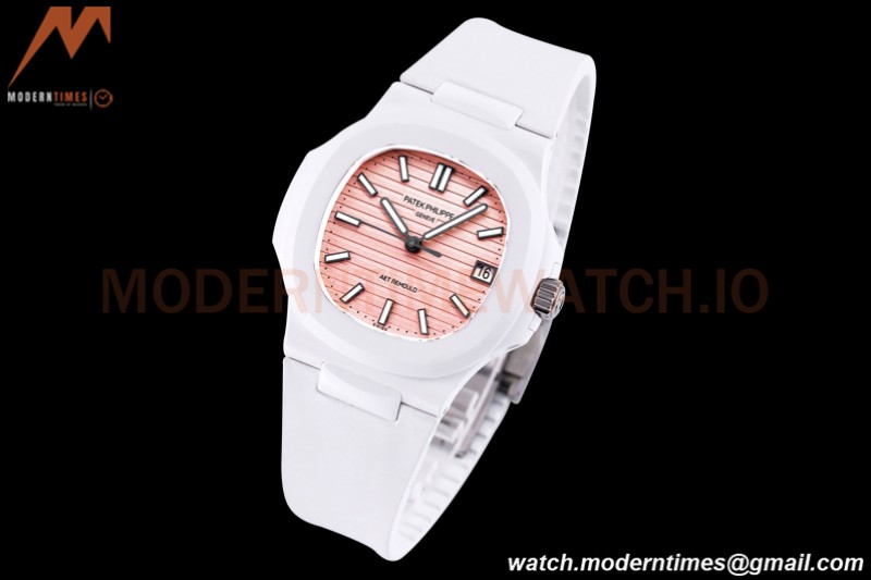 Patek Philippe - Nautilus AET 5711 40mm White CER/RU Pink/Stk AMGF MY9015