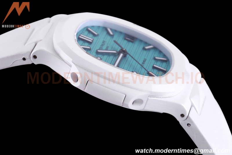 Patek Philippe - Nautilus AET 5711 40mm White CER/RU Stk Tiffany Blue AMGF MY9015