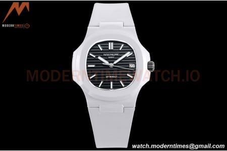 Patek Philippe - Nautilus AET 5711 40mm White CER/RU Blk/Stk AMGF MY9015