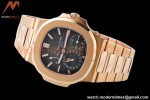 Patek Philippe - Nautilus Moon Phase 5712R RG/RG Black PPF A240