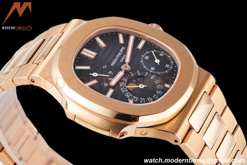Patek Philippe - Nautilus Moon Phase 5712R RG/RG Black PPF A240