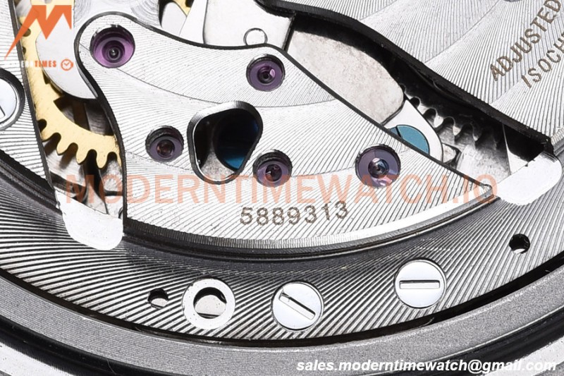 Patek Philippe - Nautilus Chronograph 5980 SS/SS Black PPF A7750 Mod