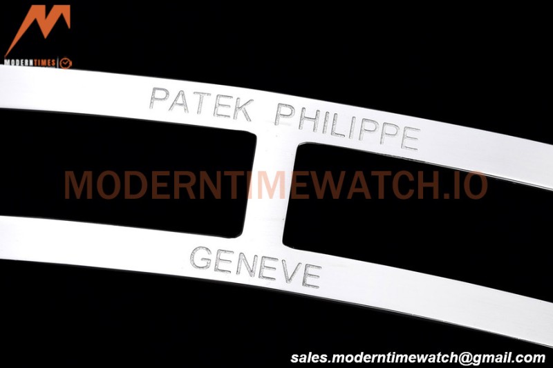 Patek Philippe - Nautilus Chronograph 5980 SS/SS Black PPF A7750 Mod