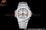 Patek Philippe - Nautilus Chronograph 5980 SS/SS White PPF A7750 Mod