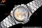 Patek Philippe - Nautilus Chronograph 5980 SS/SS White PPF A7750 Mod
