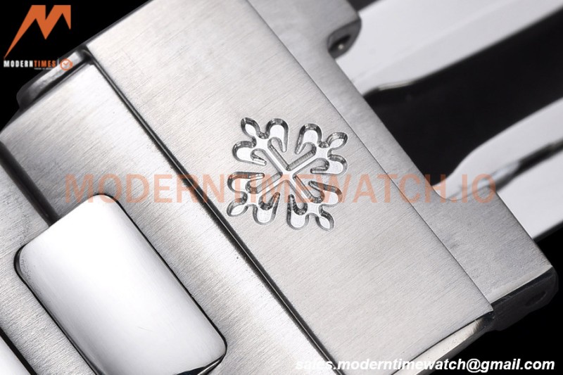 Patek Philippe - Nautilus Chronograph 5980 SS/SS White PPF A7750 Mod