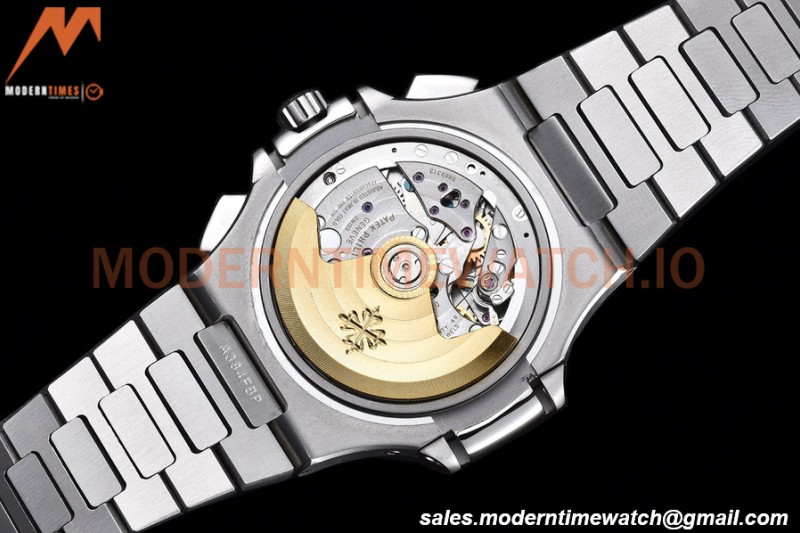 Patek Philippe - Nautilus Chronograph 5980 SS/SS Blue PPF A7750 Mod