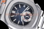 Patek Philippe - Nautilus Chronograph 5980 SS/SS Blue PPF A7750 Mod