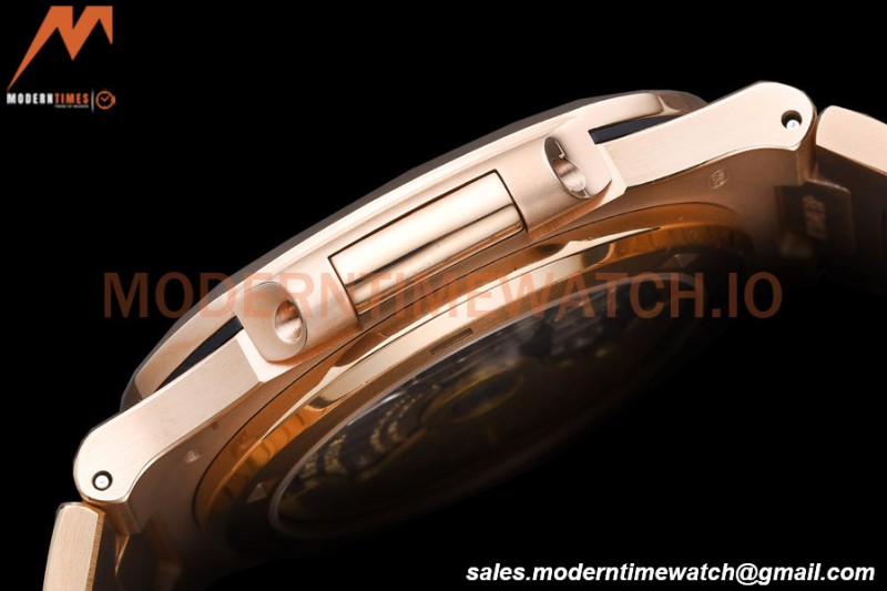 Patek Philippe - Nautilus Automatic 40mm 5723/1R Diamond RG/RG Grey Diam PPF A324