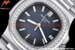 Patek Philippe - Nautilus Automatic 40mm 5713/1G Diamond SS/SS Navy PPF A324