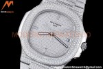 Patek Philippe - Nautilus Automatic 40mm 5719/1G SS/SS Full Diamond PPF A324