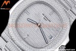 Patek Philippe - Nautilus Automatic 40mm 5719/1G SS/SS Full Diamond PPF A324