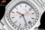 Patek Philippe - Nautilus Automatic 40mm 5711/110P Diamond SS/SS Wht/Dia PPF A324