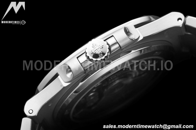 Patek Philippe - Nautilus Automatic 40mm 5713/1G Diamond SS/SS Blue/Diam PPF A324
