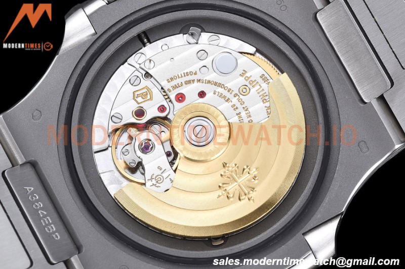 Patek Philippe - Nautilus Automatic 40mm 5713/1G Diamond SS/SS Blue/Diam PPF A324