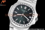 Patek Philippe - Nautilus Automatic 40mm 5711/1300A Diamond SS/SS Green PPF A324