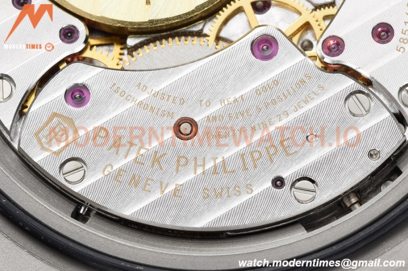 Patek Philippe - Nautilus Moon Phase 5722G 40mm Diamond SS/LE Blue PPF A240