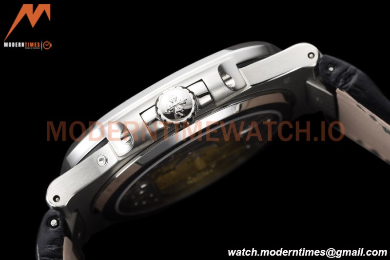 Patek Philippe - Nautilus Moon Phase 5722G 40mm Diamond SS/LE Grey PPF A240