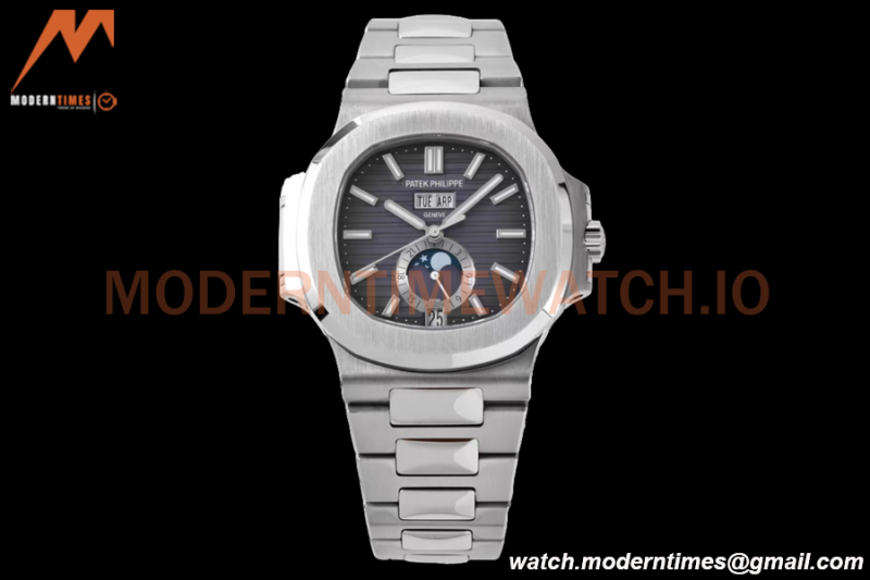 Patek Philippe - Nautilus 40.5mm Annual Calendar 5726/1A SS/SS Grey PPF A324