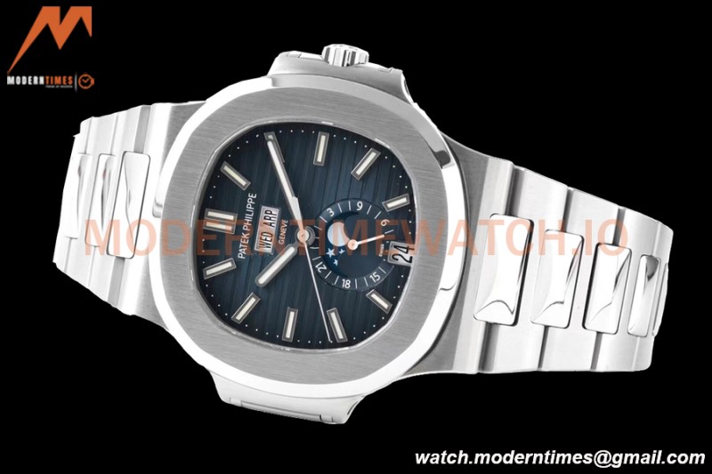 Patek Philippe - Nautilus 40.5mm Annual Calendar 5726/1A SS/SS Blue PPF A324