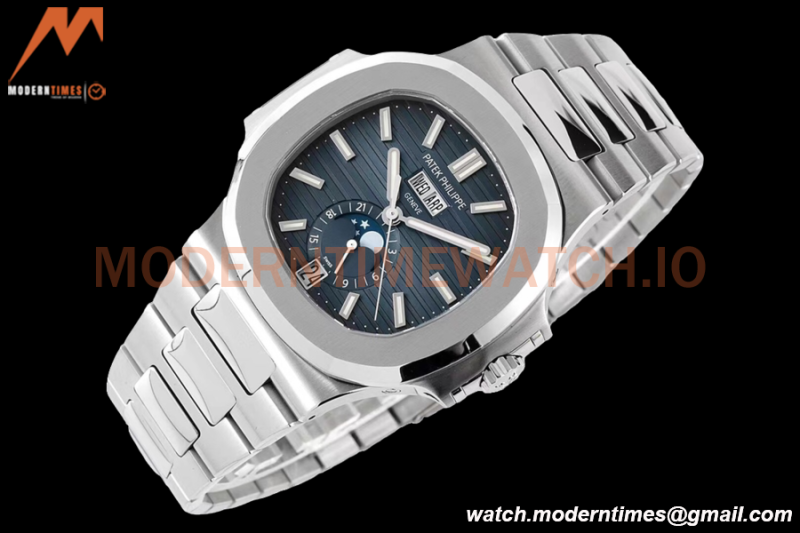 Patek Philippe - Nautilus 40.5mm Annual Calendar 5726/1A SS/SS Blue PPF A324