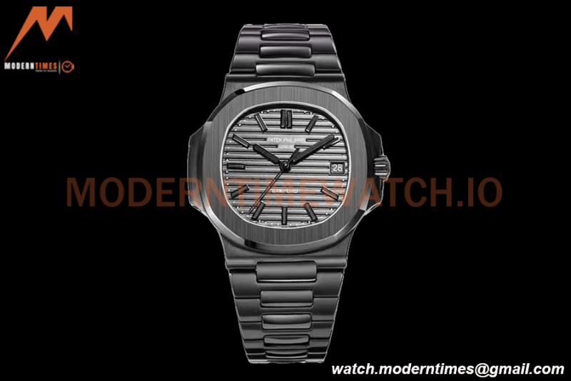 Patek Philippe - Nautilus AET 5711 40mm Black DLC/DLC Blk/Stk GRF MY9015