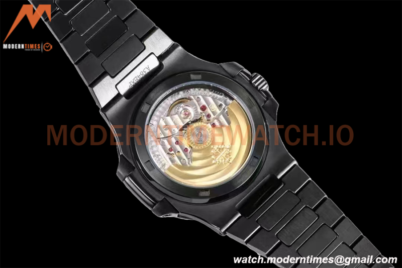 Patek Philippe - Nautilus AET 5711 40mm Black DLC/DLC Blk/Stk GRF MY9015