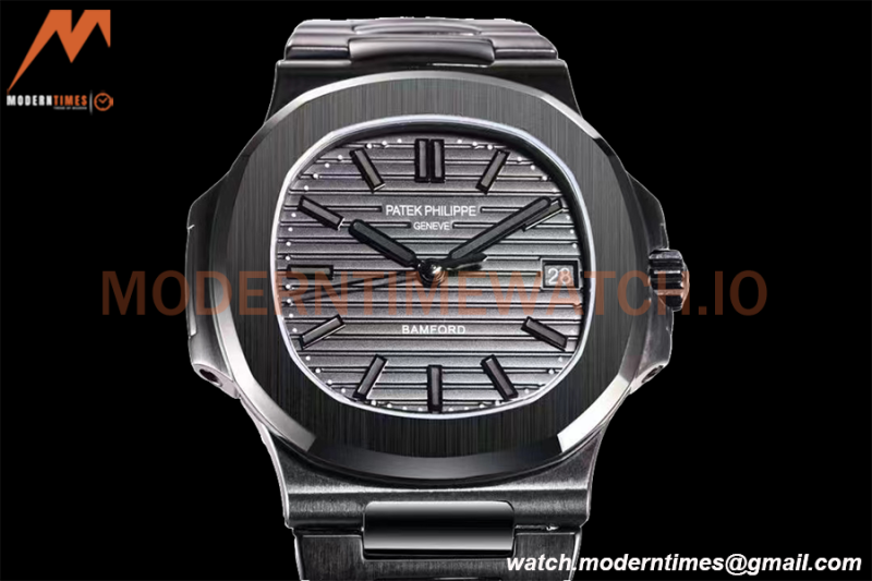 Patek Philippe - Nautilus AET 5711 40mm Black DLC/DLC Blk/Stk GRF MY9015