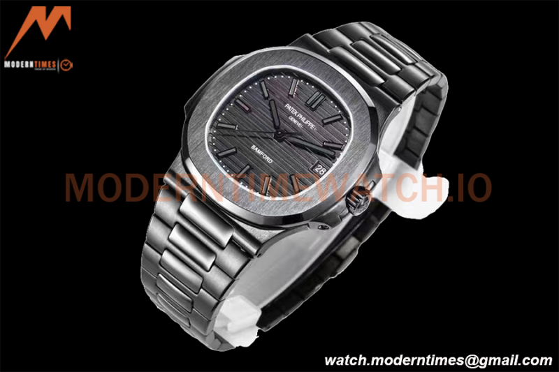 Patek Philippe - Nautilus AET 5711 40mm Black DLC/DLC Blk/Stk GRF MY9015