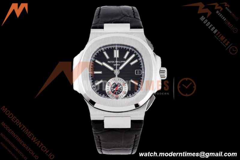 Patek Philippe - Nautilus Chronograph 5980 SS/LE Black 3KF V2 A7750 Mod
