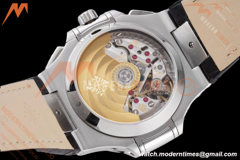 Patek Philippe - Nautilus Chronograph 5980 SS/LE Black 3KF V2 A7750 Mod