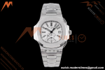 Patek Philippe - Nautilus Chronograph 5980 SS/SS White 3KF V2 A7750 Mod