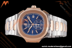 Patek Philippe - Nautilus Chronograph 5980 RG/SS Blue 3KF V2 A7750 Mod