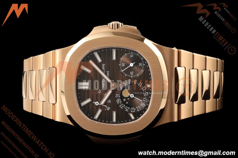Patek Philippe - Nautilus 5712/1R 40mm RG/RG Brn/Stk OMEF A240
