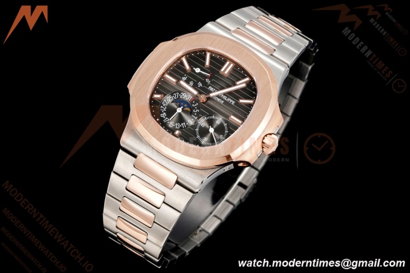 Patek Philippe - Nautilus 5712GR 40mm RG/SS Grey/Stk 3KF A240 | 파텍 필립 - 노틸러스 5712GR 40mm RG/SS 그레이/Stk 3KF A240