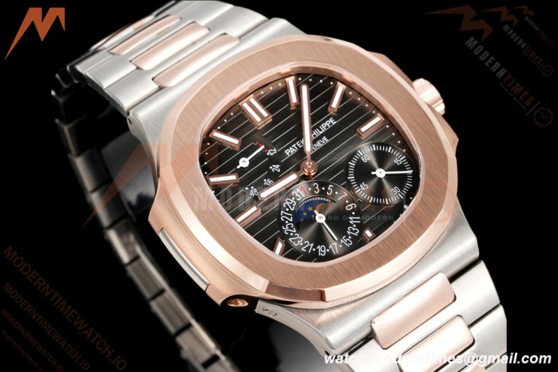 Patek Philippe - Nautilus 5712GR 40mm RG/SS Grey/Stk 3KF A240 | 파텍 필립 - 노틸러스 5712GR 40mm RG/SS 그레이/Stk 3KF A240
