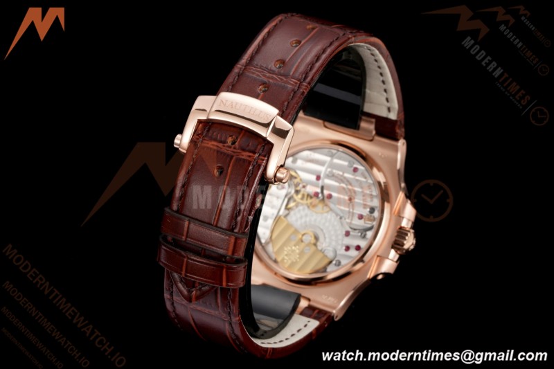Patek Philippe - Nautilus 5712R 40mm RG/LE Blk/Stk 3KF A240