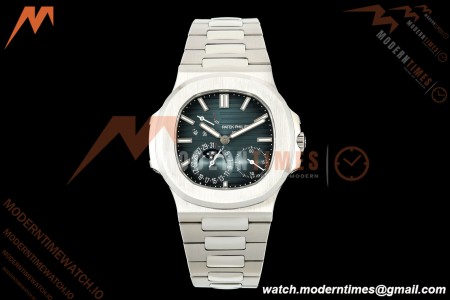 Patek Philippe - Nautilus 5712/1A 40mm SS/SS Blue/Stk VAF Customized Super Engraved A240
