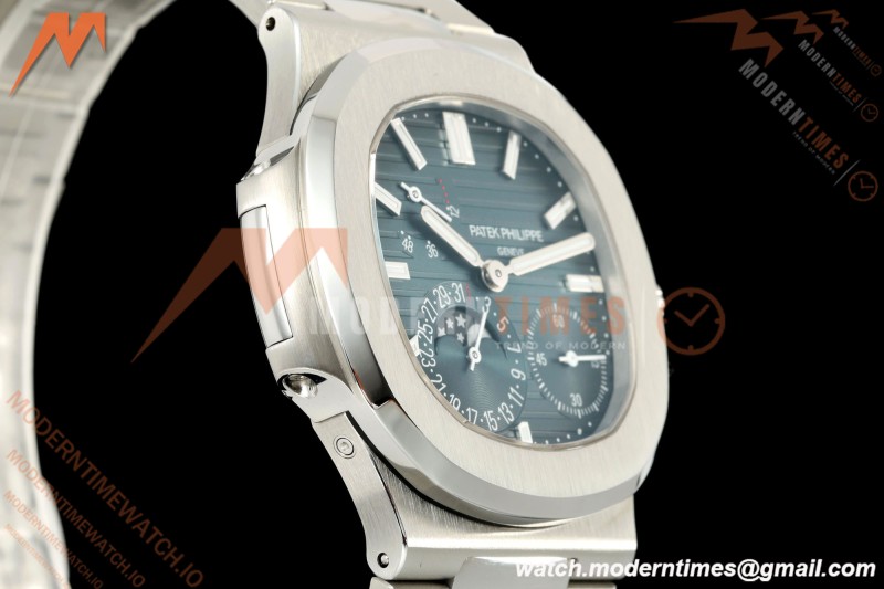 Patek Philippe - Nautilus 5712/1A 40mm SS/SS Blue/Stk VAF Customized Super Engraved A240
