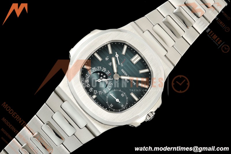 Patek Philippe - Nautilus 5712/1A 40mm SS/SS Blue/Stk VAF Customized Super Engraved A240