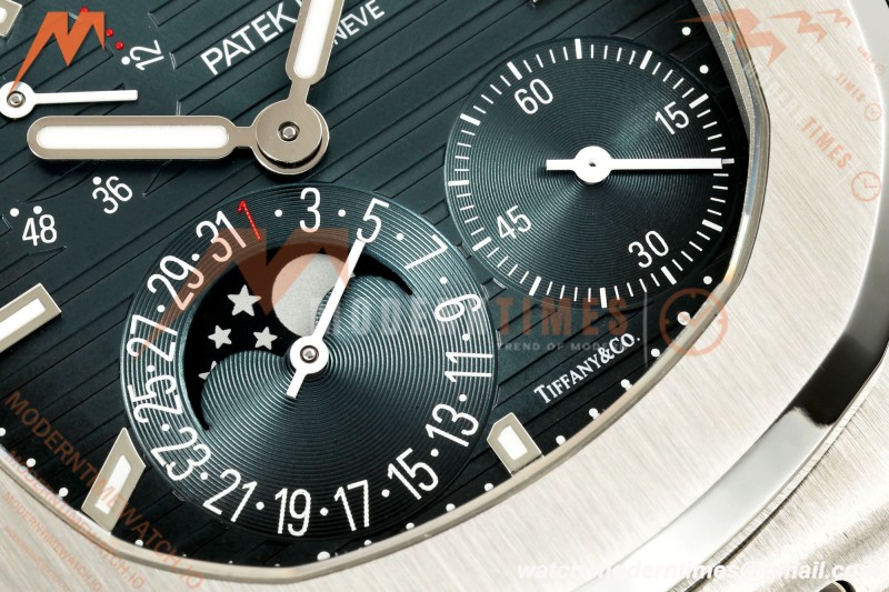 Patek Philippe - Nautilus 5712/1A 40mm SS/SS Blue Tiffany & Co. Dial VAF Customized Super Engraved A240