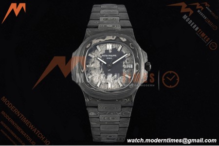 Patek Philippe - Nautilus DiW 5711 40mm Black CER/CER Forged Carbon Crystal Dial DIWF A324CS | 파텍 필립 - 노틸러스 DiW 5711 40mm 블랙 CER/CER 단조 카본 크리스탈 다이얼 DIWF A324CS
