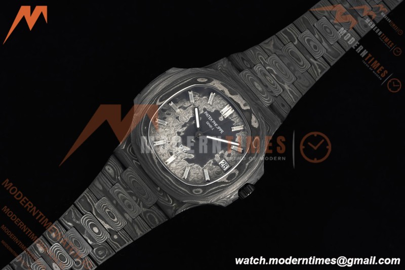 Patek Philippe - Nautilus DiW 5711 40mm Black CER/CER Forged Carbon Crystal Dial DIWF A324CS | 파텍 필립 - 노틸러스 DiW 5711 40mm 블랙 CER/CER 단조 카본 크리스탈 다이얼 DIWF A324CS