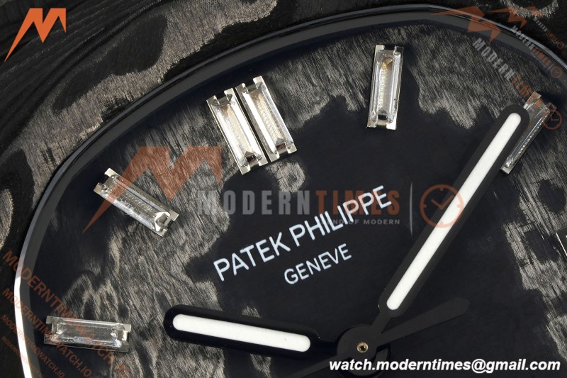 Patek Philippe - Nautilus DiW 5711 40mm Black CER/CER Forged Carbon Crystal Dial DIWF A324CS | 파텍 필립 - 노틸러스 DiW 5711 40mm 블랙 CER/CER 단조 카본 크리스탈 다이얼 DIWF A324CS