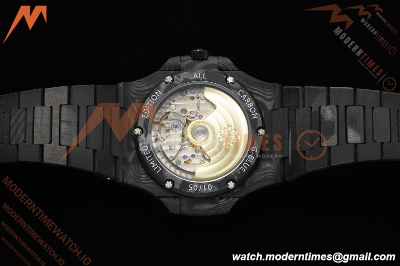Patek Philippe - Nautilus DiW 5711 40mm Black CER/CER Forged Carbon Crystal Dial DIWF A324CS | 파텍 필립 - 노틸러스 DiW 5711 40mm 블랙 CER/CER 단조 카본 크리스탈 다이얼 DIWF A324CS