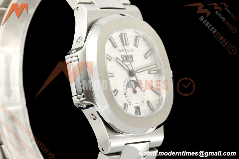 Patek Philippe - Nautilus 40.5mm Annual Calendar 5726/1A SS/SS White DF DD324