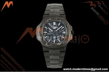 Patek Philippe - Nautilus DiW 5711 40mm All Carbon Monolith Black FC/FC Forged Carbon Dial DIWF A324CS | 파텍 필립 - 노틸러스 DiW 5711 40mm 올 카본 모노리스 블랙 FC/FC 단조 카본 다이얼 DIWF A324CS